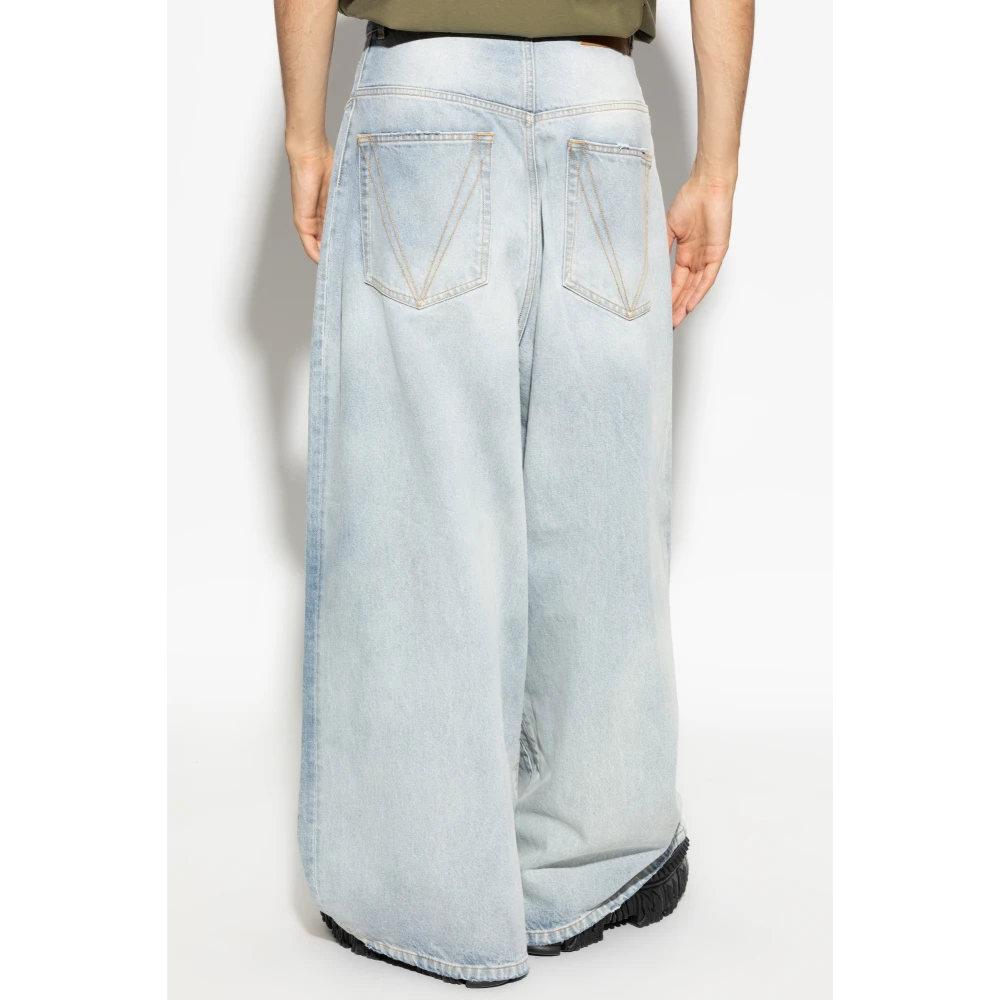 Vetements Jeans met logo Blue Heren