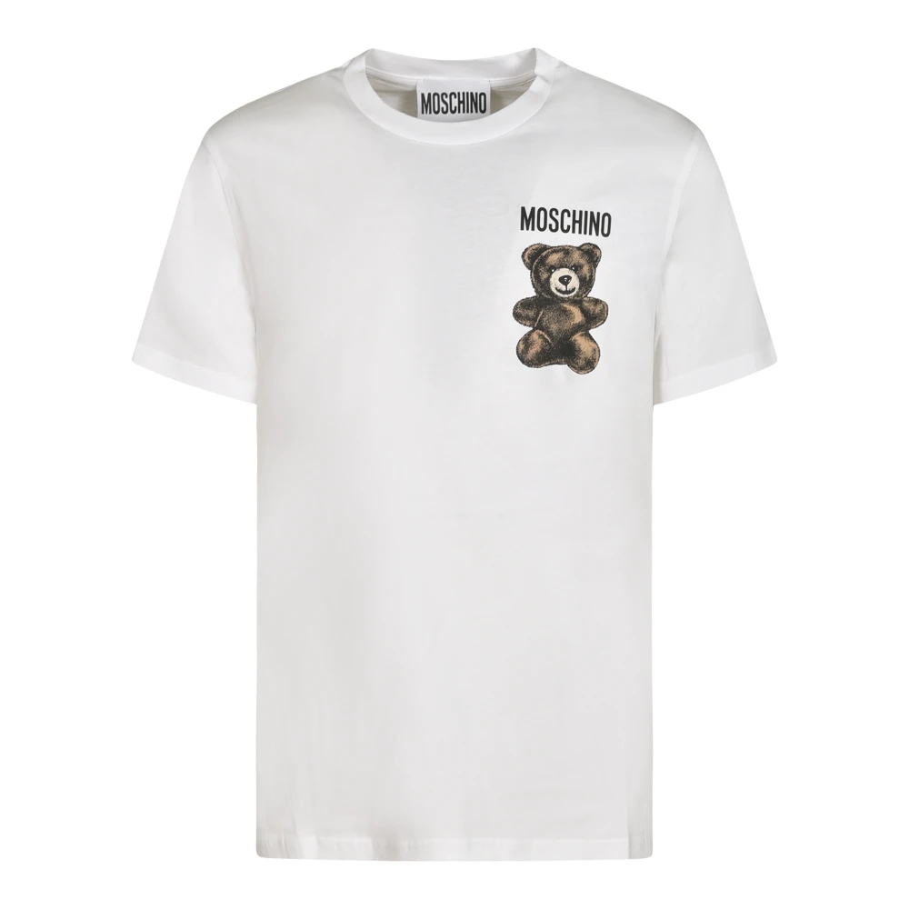 Moschino Stijlvolle T-shirts en Polos White Heren