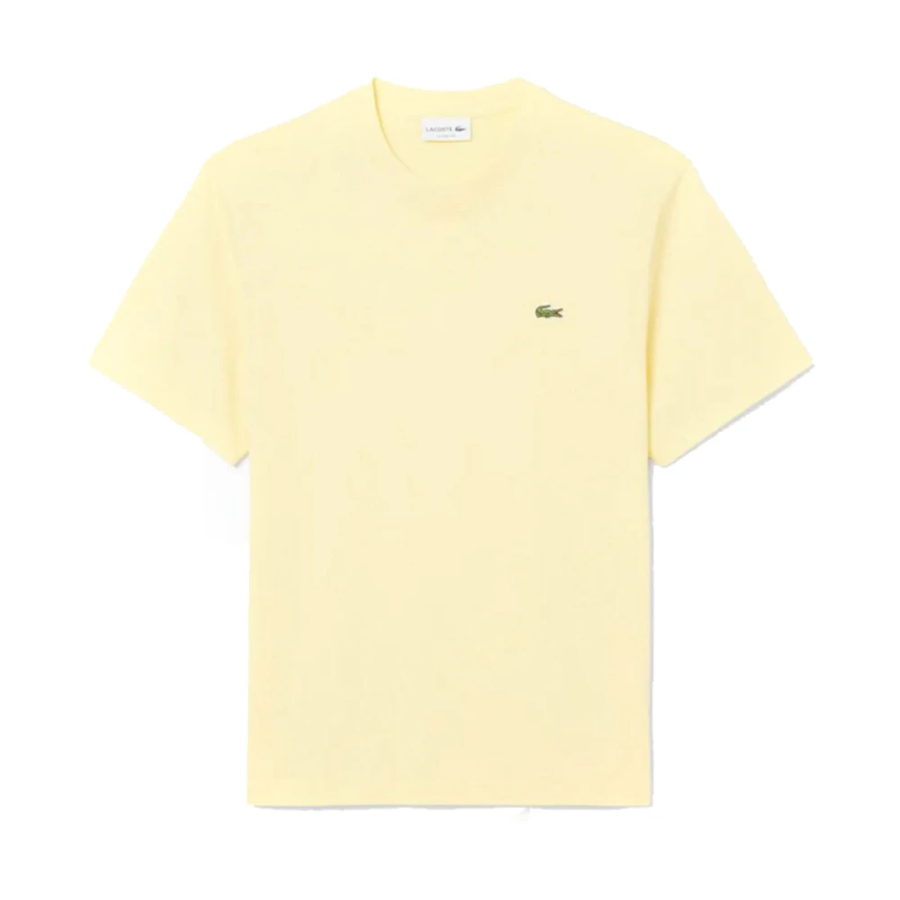 Lacoste Herr Gul Toppar S, Bomull, Cotton T-Shirt