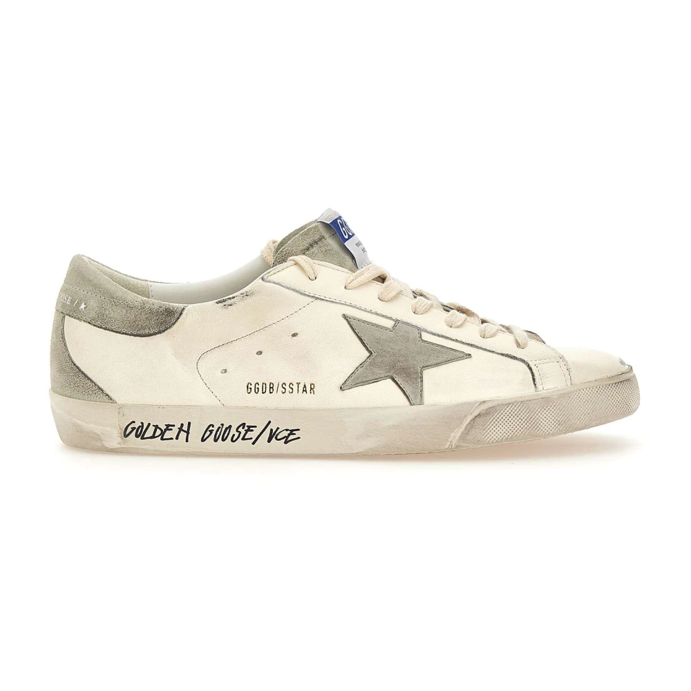 Golden Goose Men's White Sneakers, 11 Uk, Superstar Classic Trainers