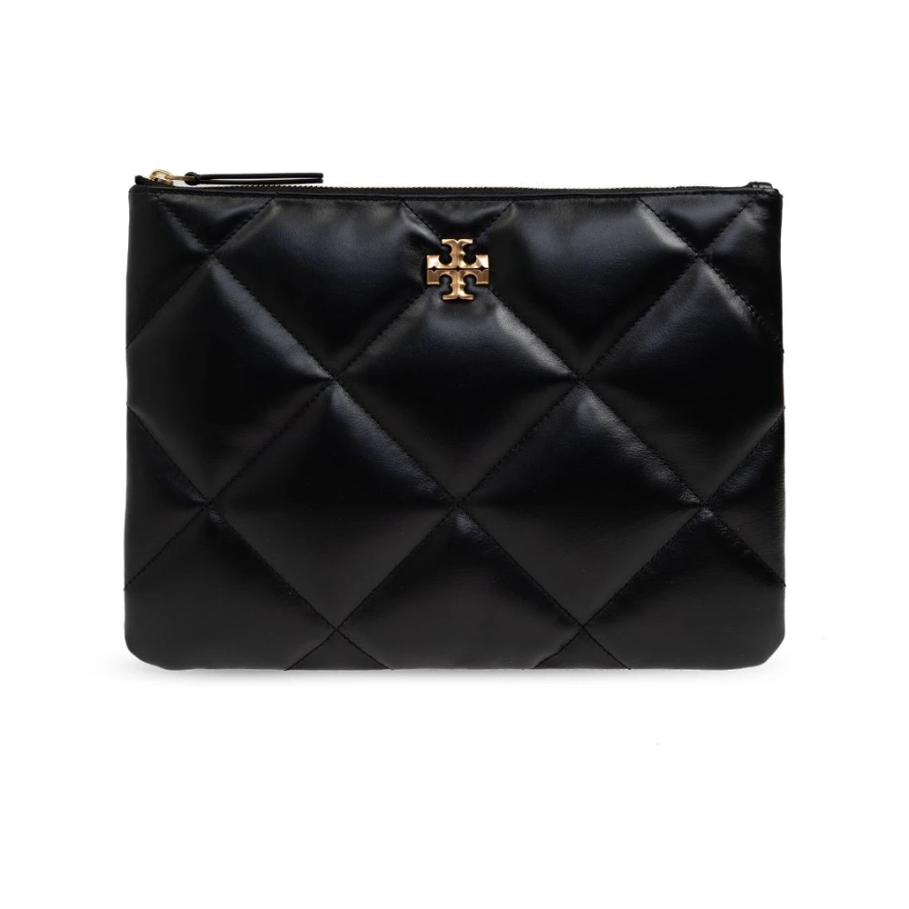 TORY BURCH Gewatteerde zwarte tassen met Double T Black Dames