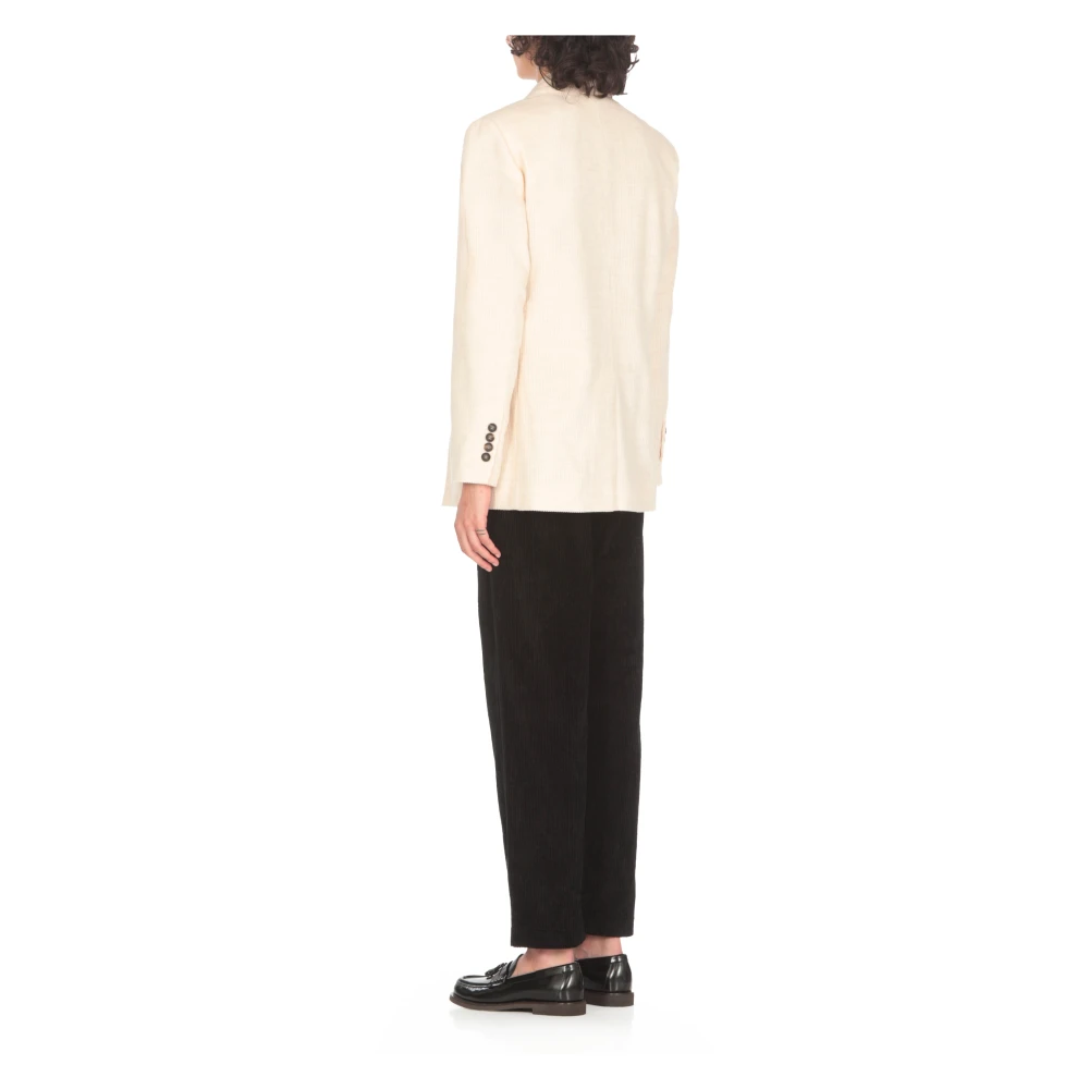 BRUNELLO CUCINELLI Elegant Ivory Double-Breasted Blazer Beige Dames