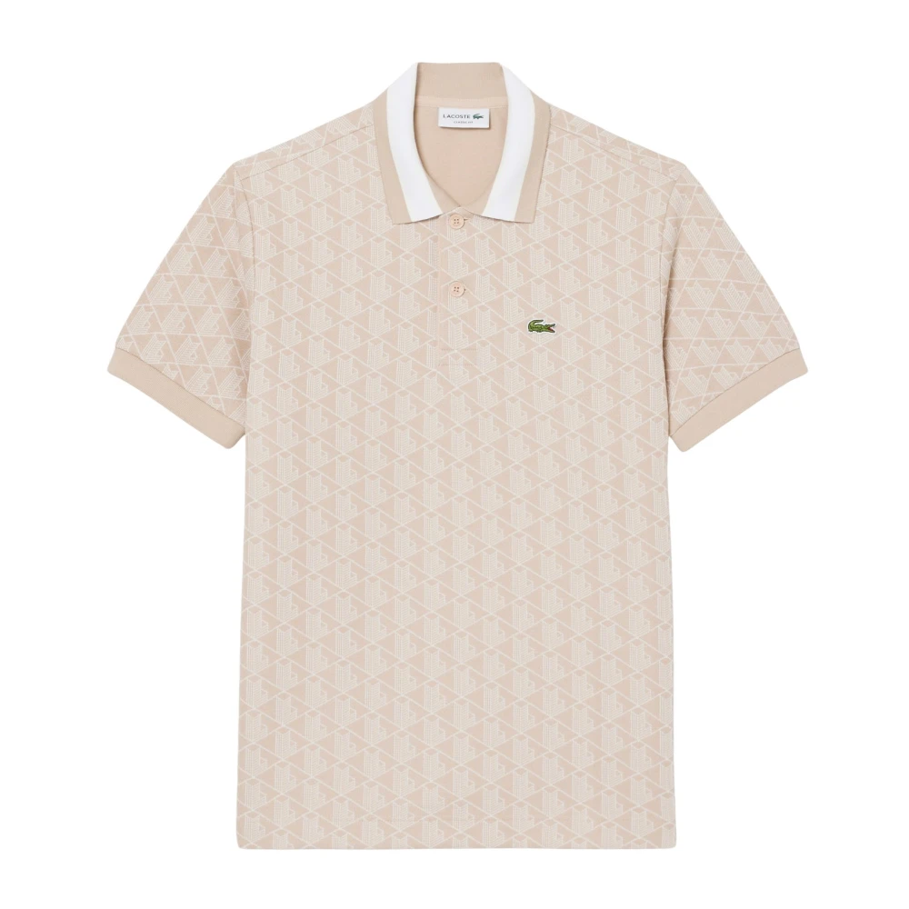 Lacoste Uomo Beige Top, 2XL, New, - Immagine 1