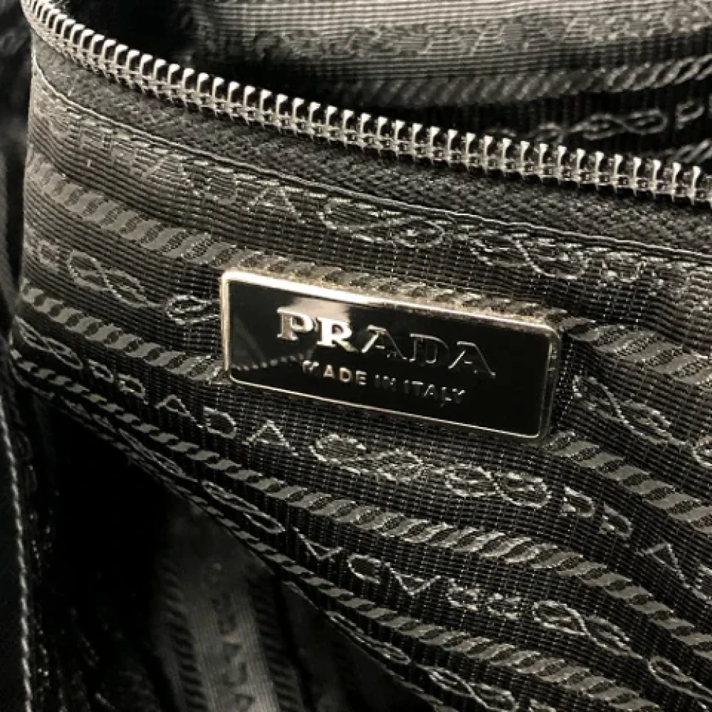 Prada Vintage Pre-owned Fabric totes Black Dames