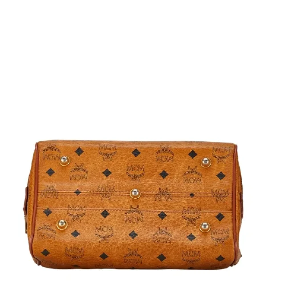 MCM Pre-owned Leather handbags Brown Dames