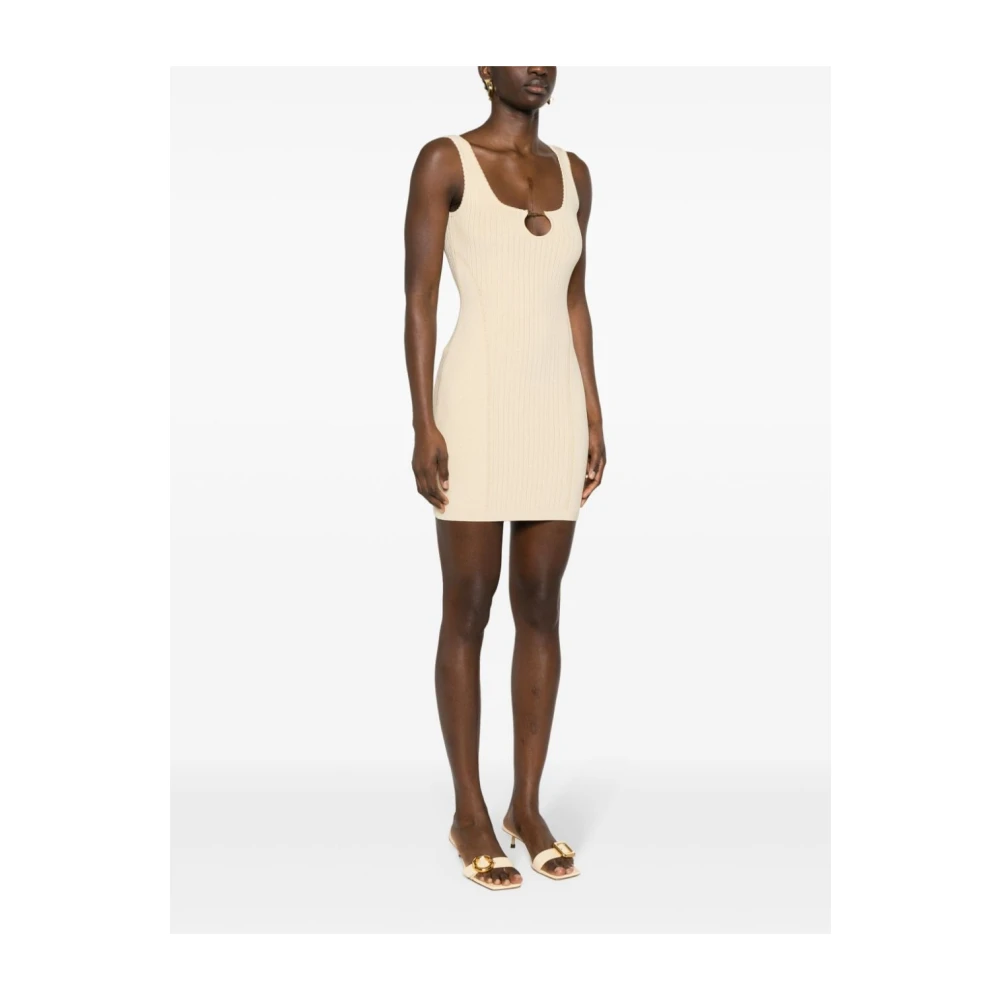 Jacquemus Knitted Dresses Beige Dames