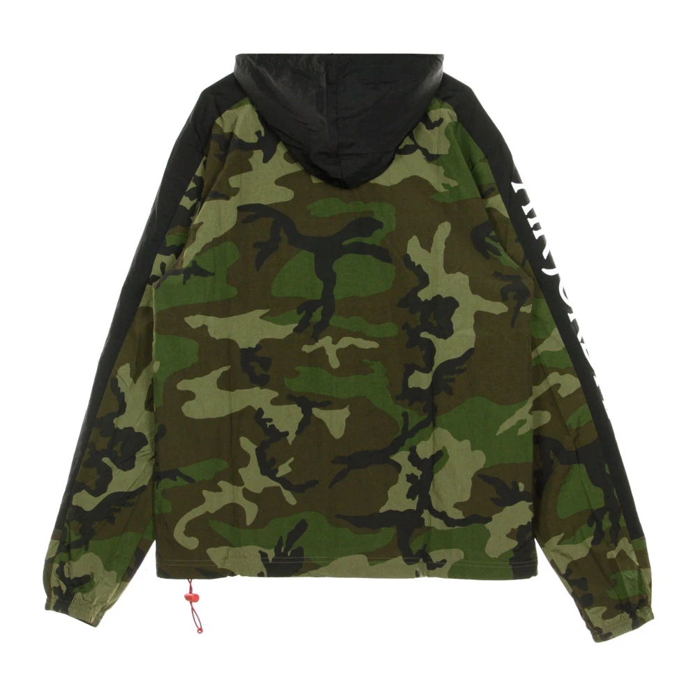 Jordan Klassieke Windbreaker in Olijf Zwart Rood Green Heren