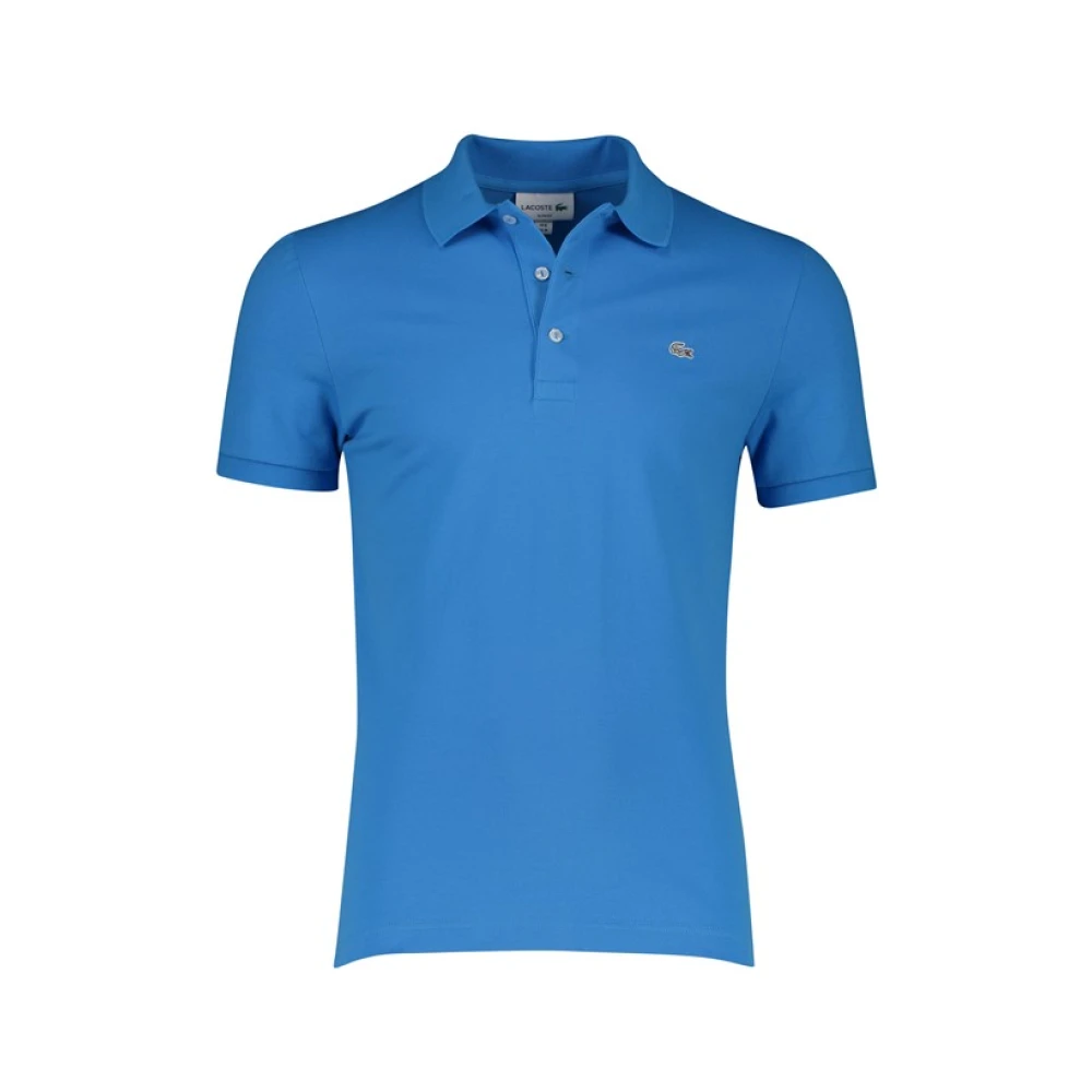 Lacoste Blauwe polo met korte mouwen Blue Heren