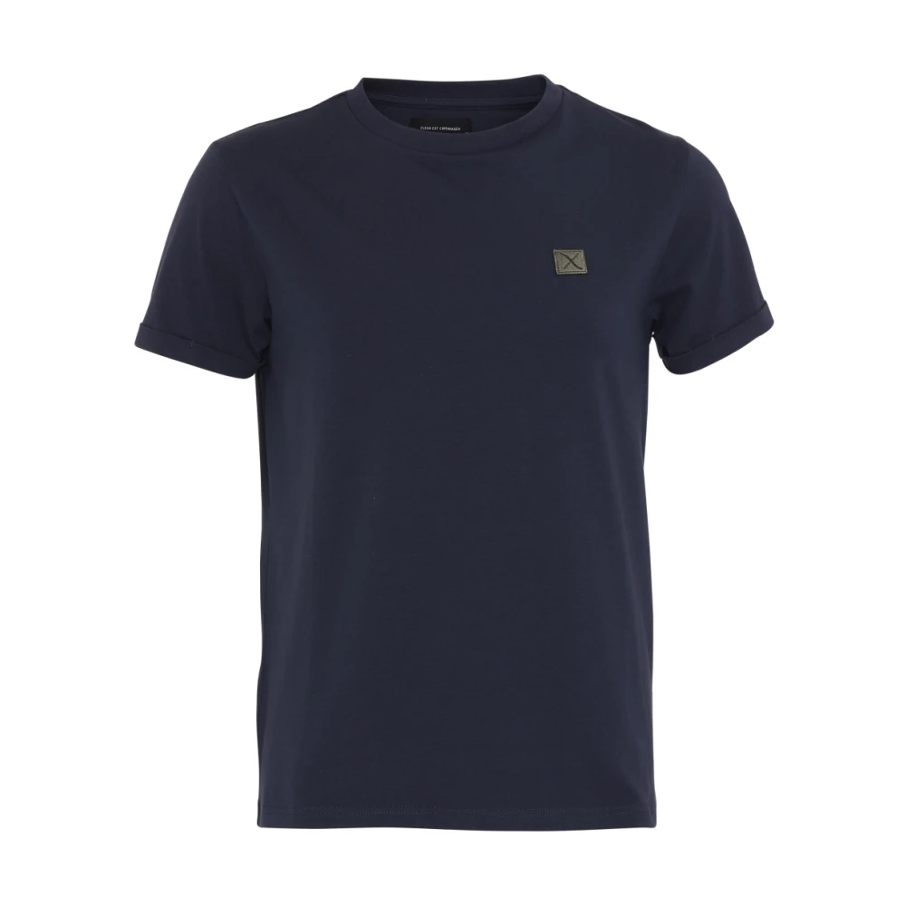 Clean Cut Basic Tee Blue Heren