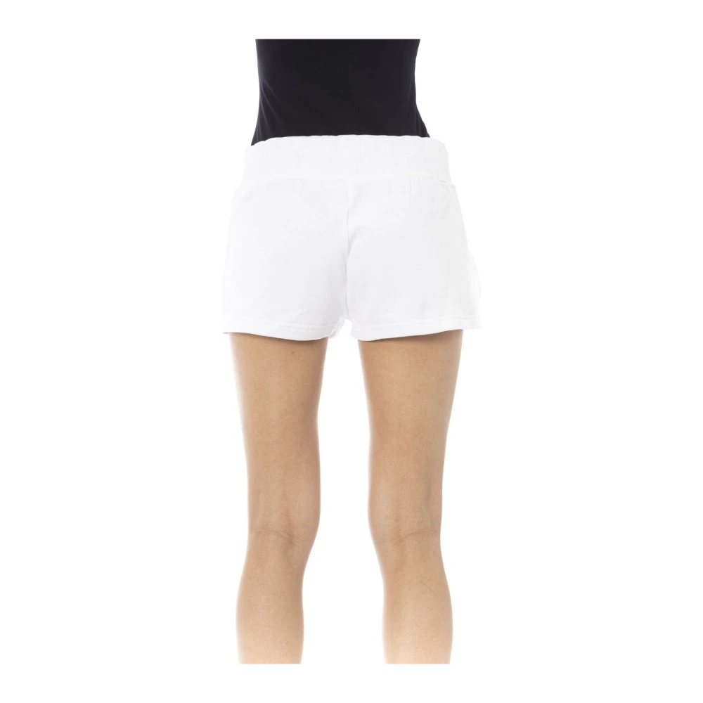 Just Cavalli Luxe Zomer Strandkleding Bermuda Shorts White Dames