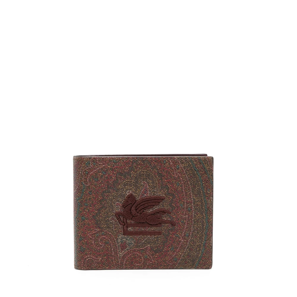 Etro Men's Red Wallets & Cardholders, Male, One Size, Wallet Adult