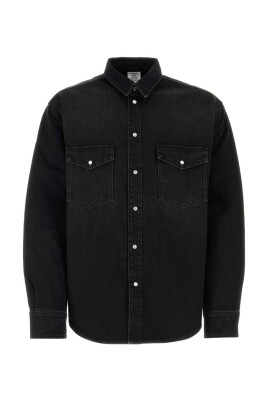 black-denim-shirt