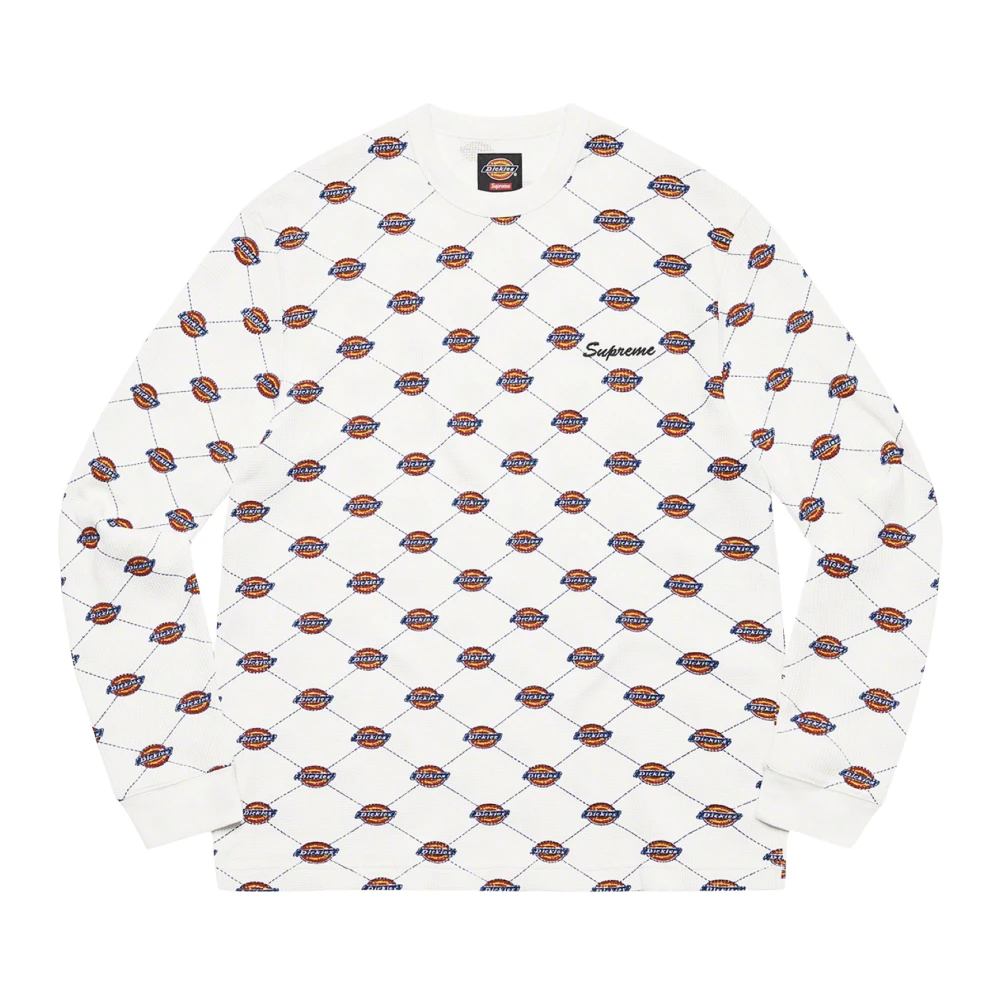 Supreme Beperkte Oplage Thermisch Natuurlijk Logo T-shirt Beige Heren
