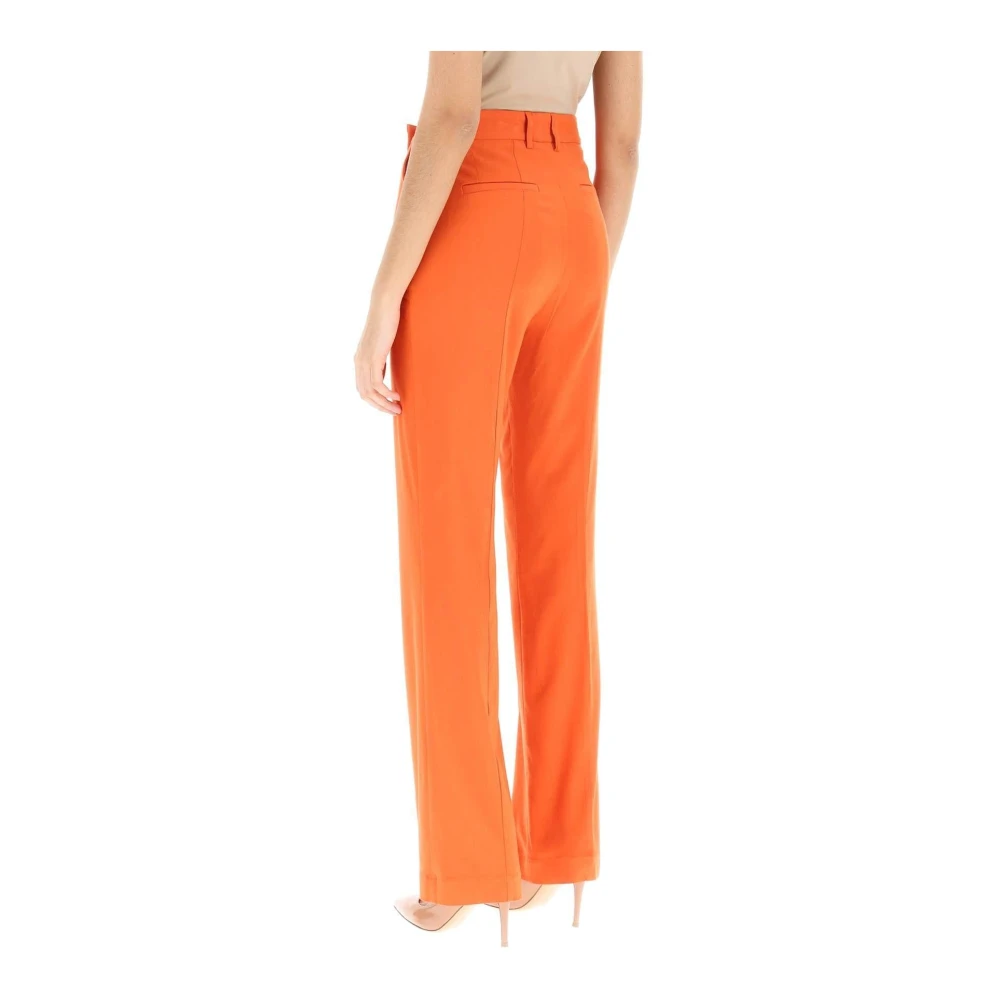 Hebe Studio Lover Canvas Broek Orange Dames