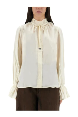 Fluid Cupro Tie Shirt