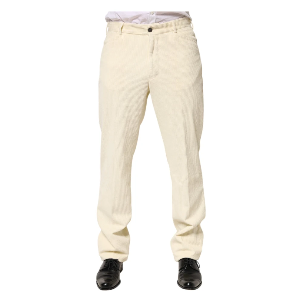 Burberry Men's Beige Corduroy Pants