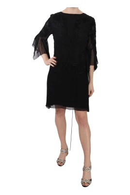 3/4 Sleeve Shift Mini Dress