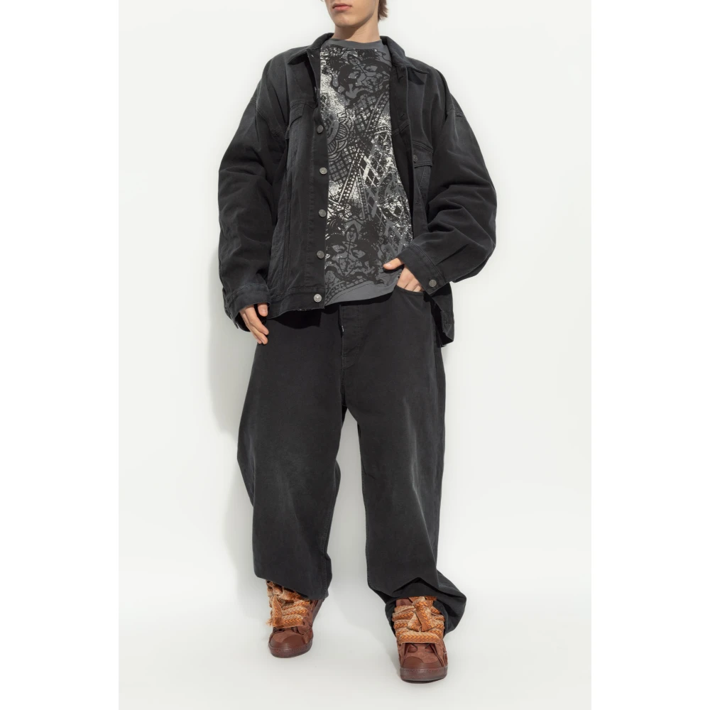 Iceberg T-shirt met print Gray Heren