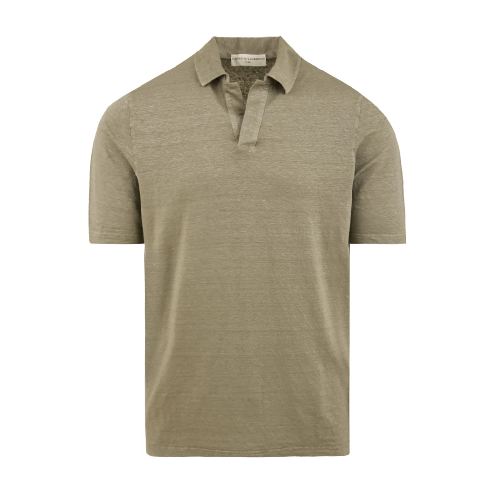 Filippo De Laurentiis Stijlvolle T-shirts en Polos Gray Heren