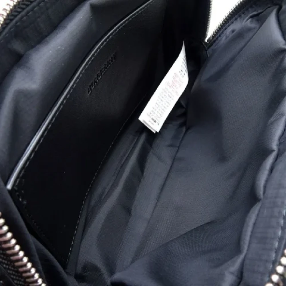 Burberry Vintage Pre-owned Nylon crossbody-bags Black Dames