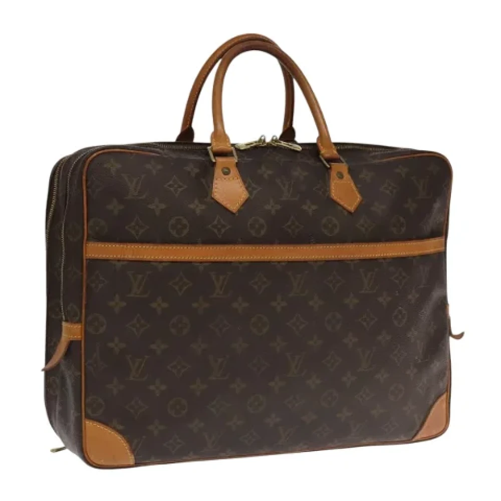 Louis Vuitton Vintage Pre-owned Canvas briefcases Brown Dames