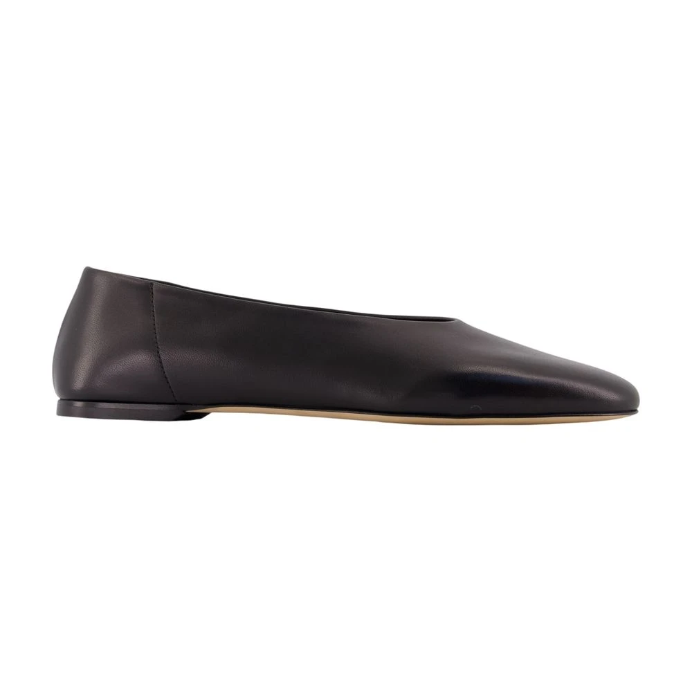 Totême Black Slip Ballerinas - Female - Ballerina Shoes - 7 Uk - Shoes