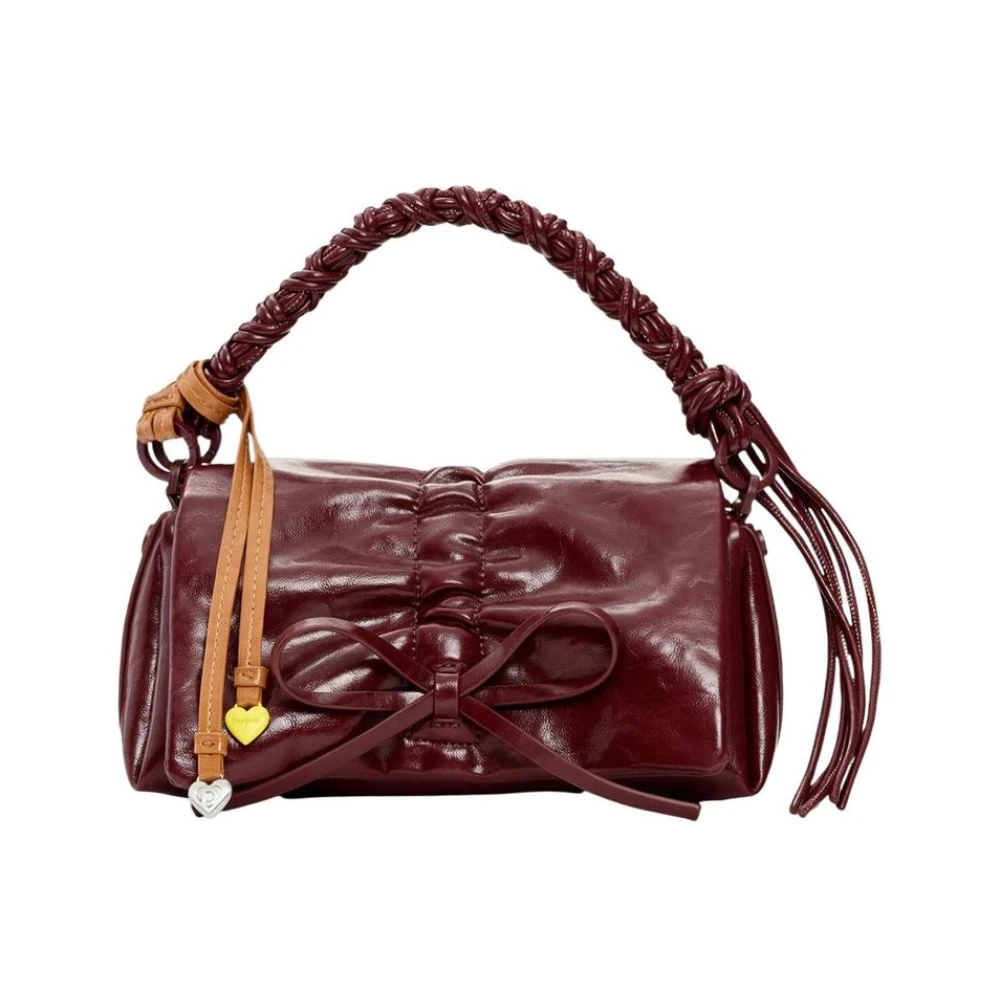 Desigual Women's Red Handbag With Shoulder Strap And Inside Pocket
