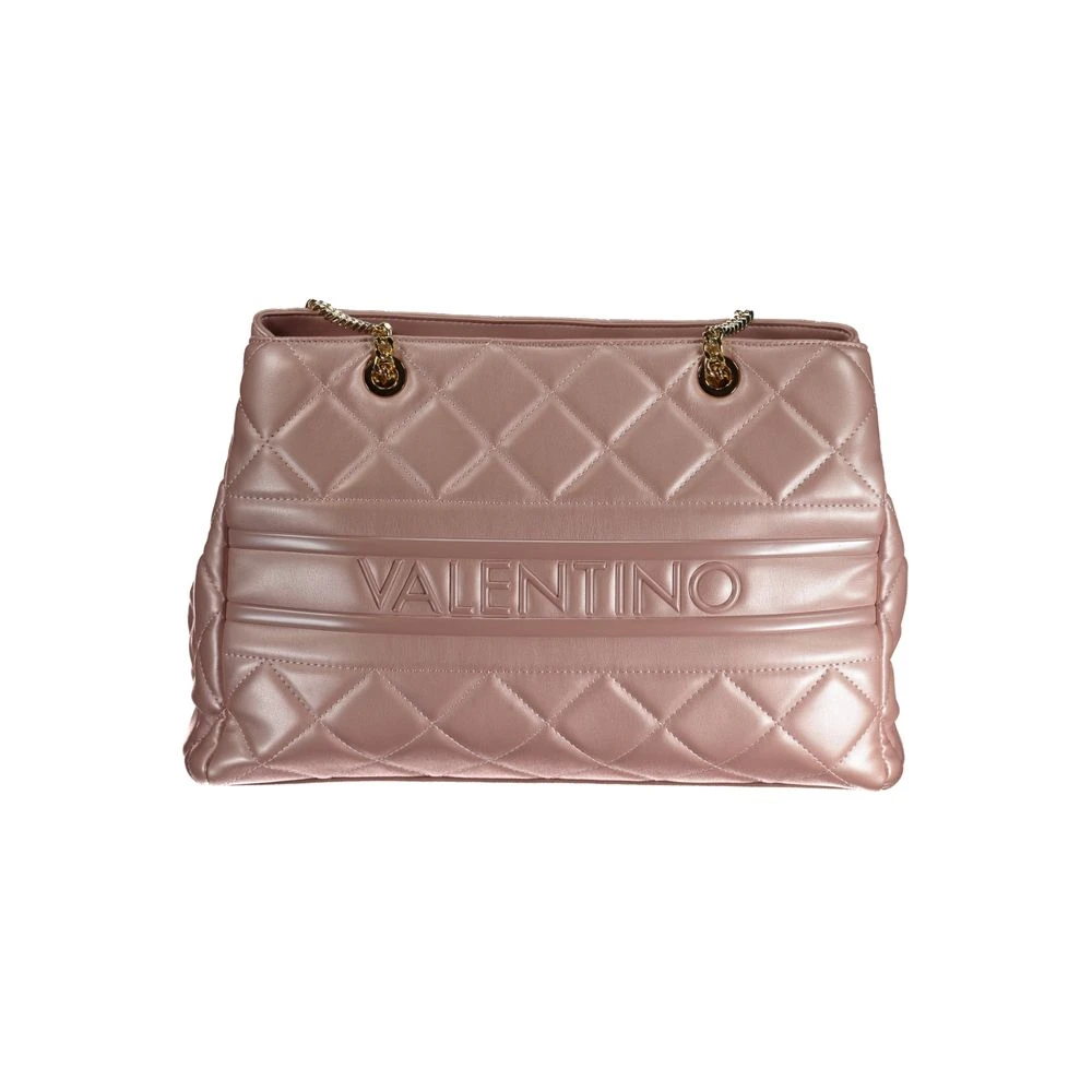 Valentino by Mario Valentino Schoudertas met Ketting en Contrastdetails Pink Dames