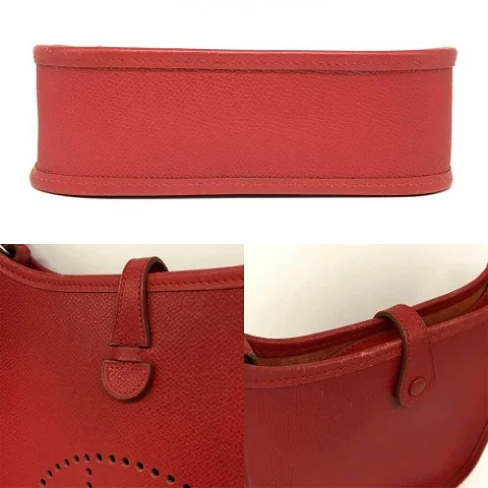 Hermès Vintage Pre-owned Fabric shoulder-bags Red Dames