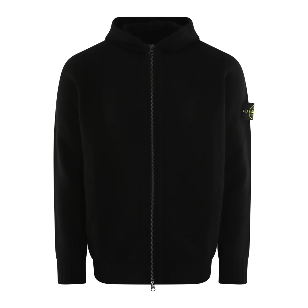 Stone Island Heren Gebreide Kleding Black Heren