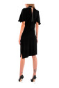 robe-courte-noire-a-col-montant