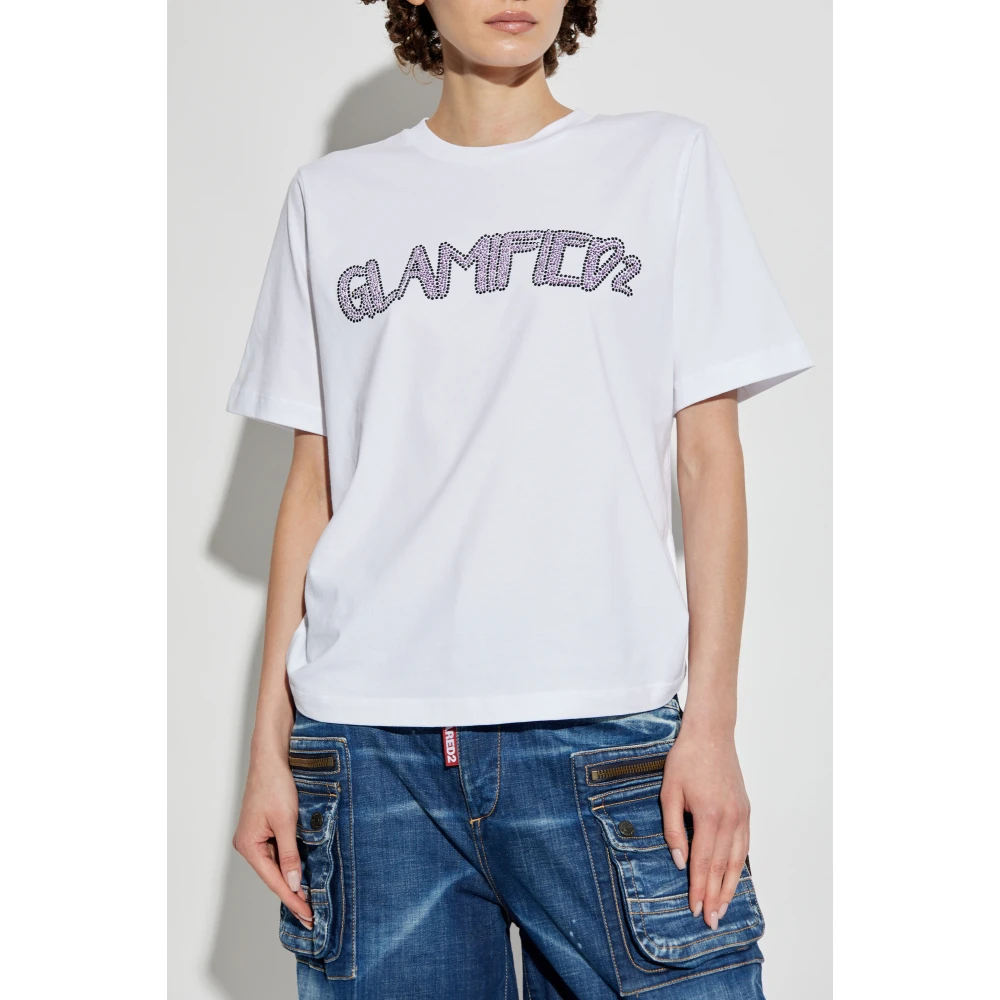 Dsquared2 Hoodie White Dames