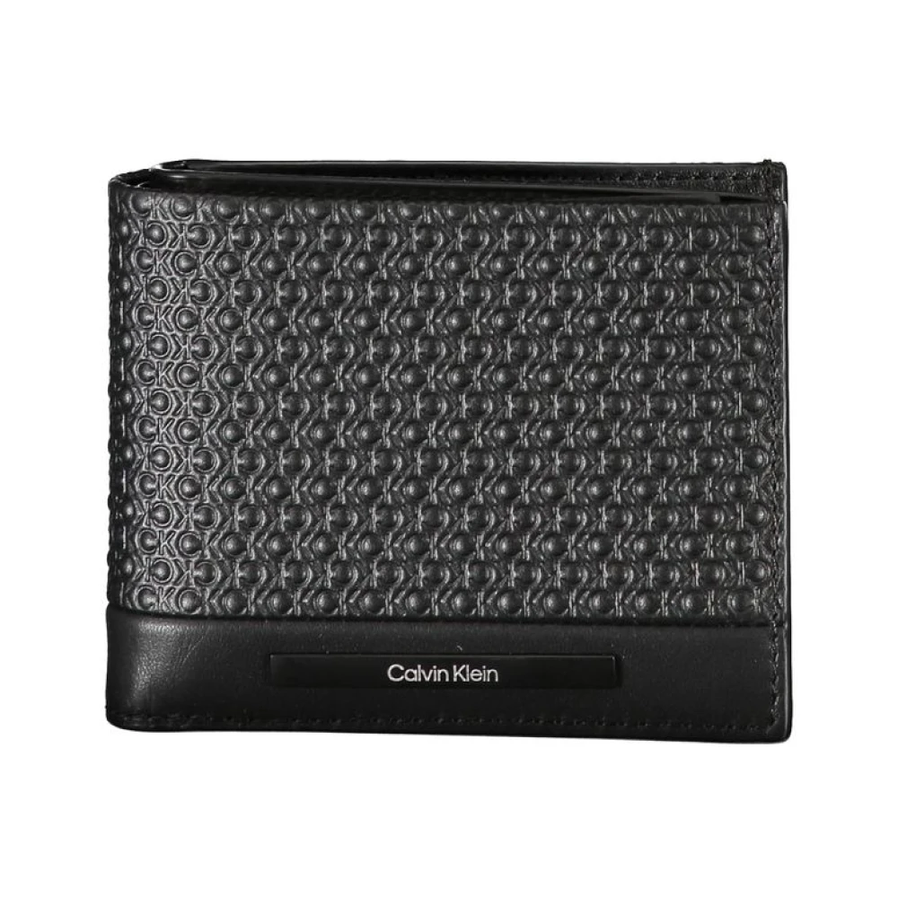 Calvin Klein Elegante Zwarte RFID-Portemonnee Black Heren