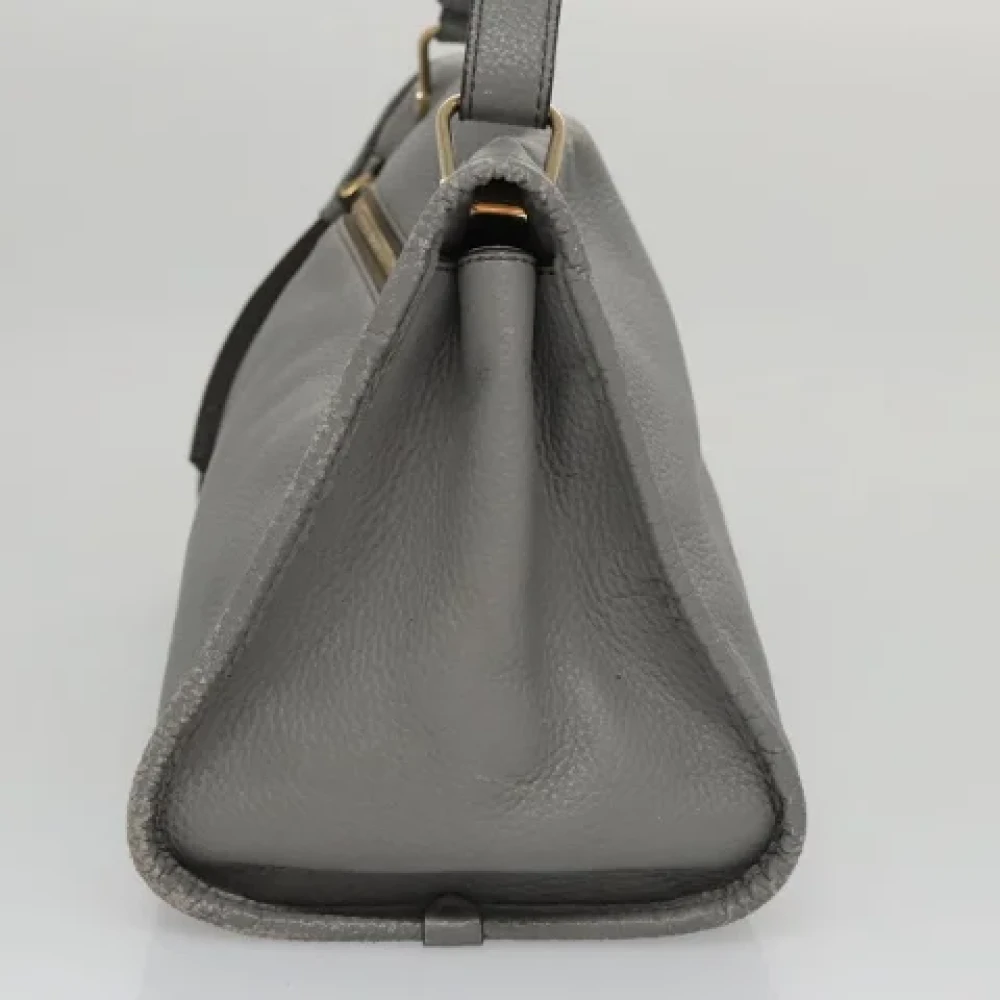 Bally Pre-owned Leather handbags Gray Dames