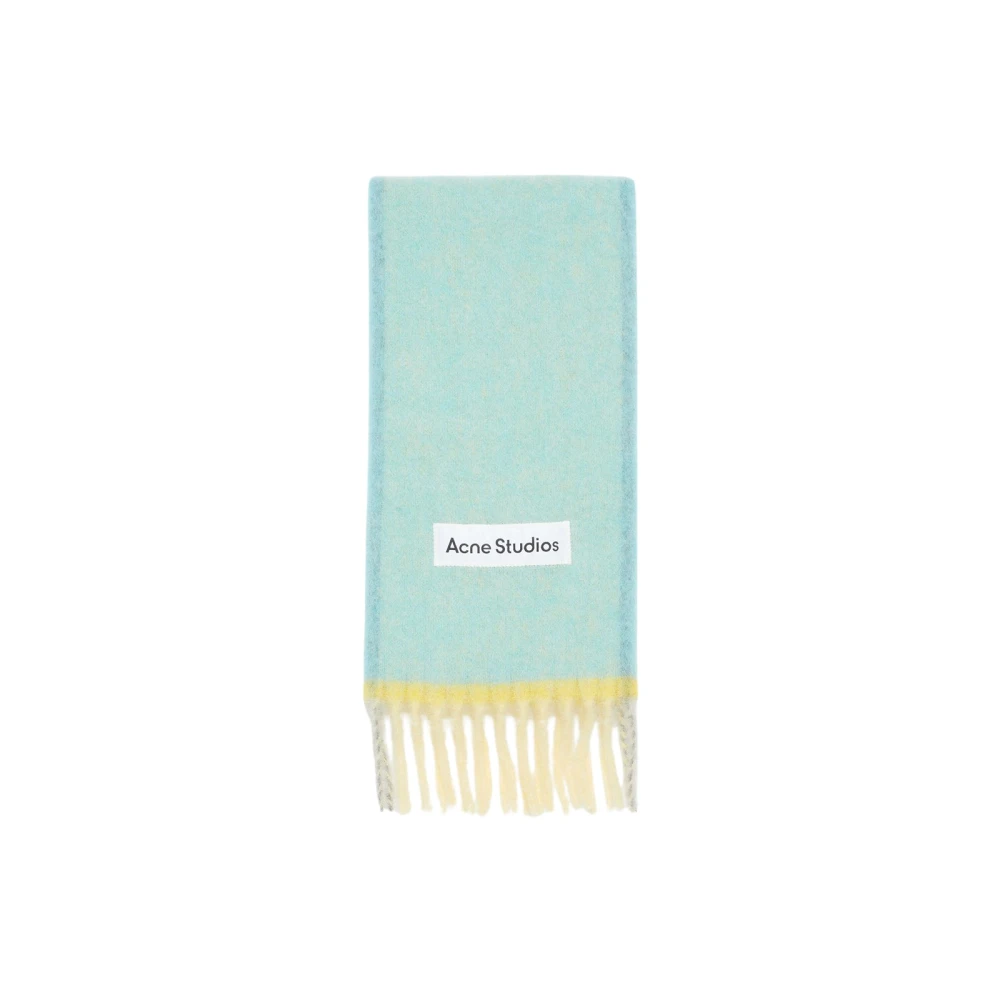 Acne Studios Ljusblå Ull Mohair Halsduk Blue, Dam