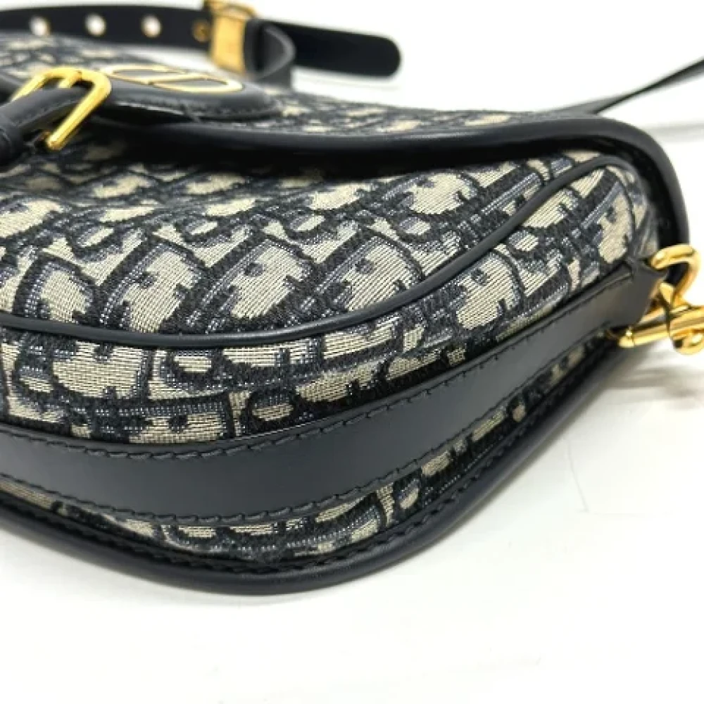 Dior Vintage Pre-owned Leather dior-bags Gray Dames