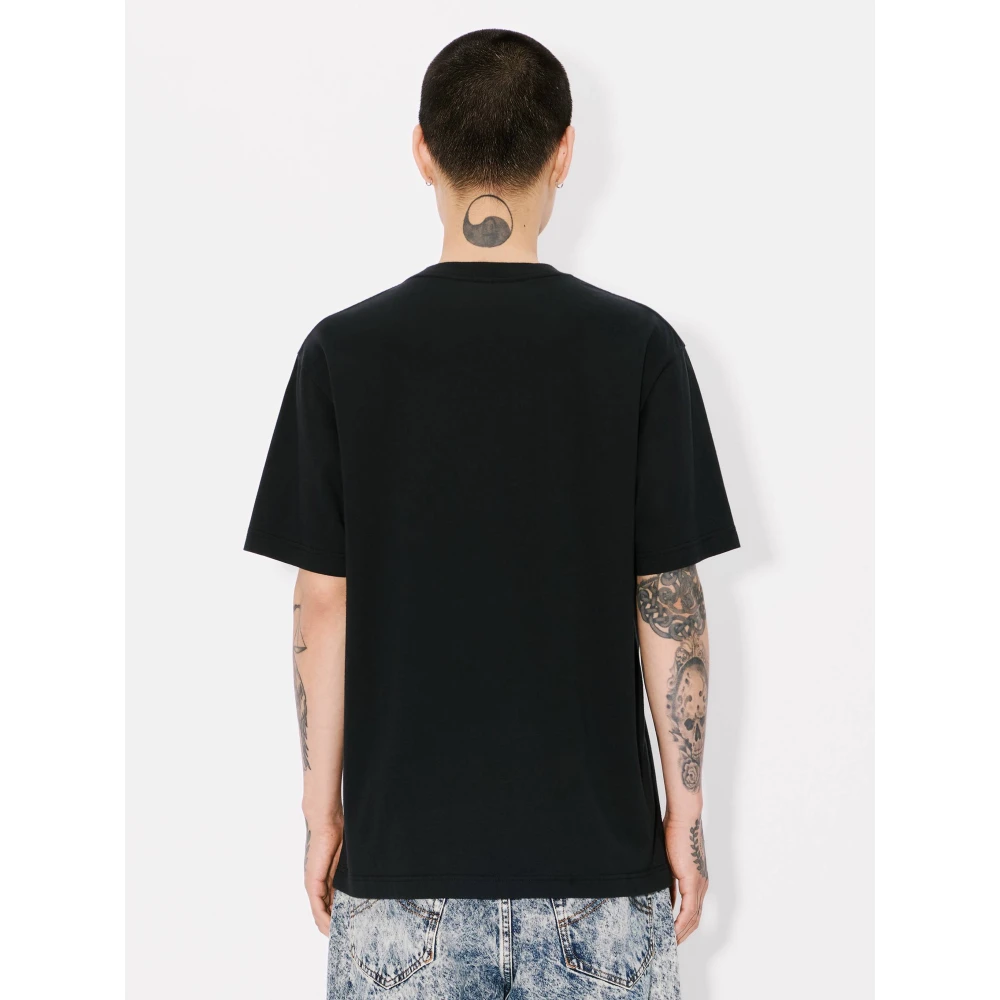 Kenzo Pop Jersey Zwart T-shirt Polo Black Heren