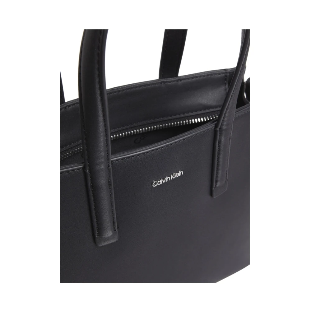 Calvin Klein Zwarte Tote Tas voor Vrouwen Black Dames