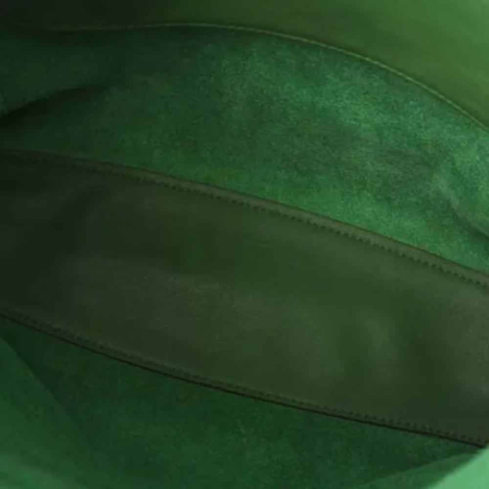 Loewe Pre-owned Fabric shoulder-bags Green Dames