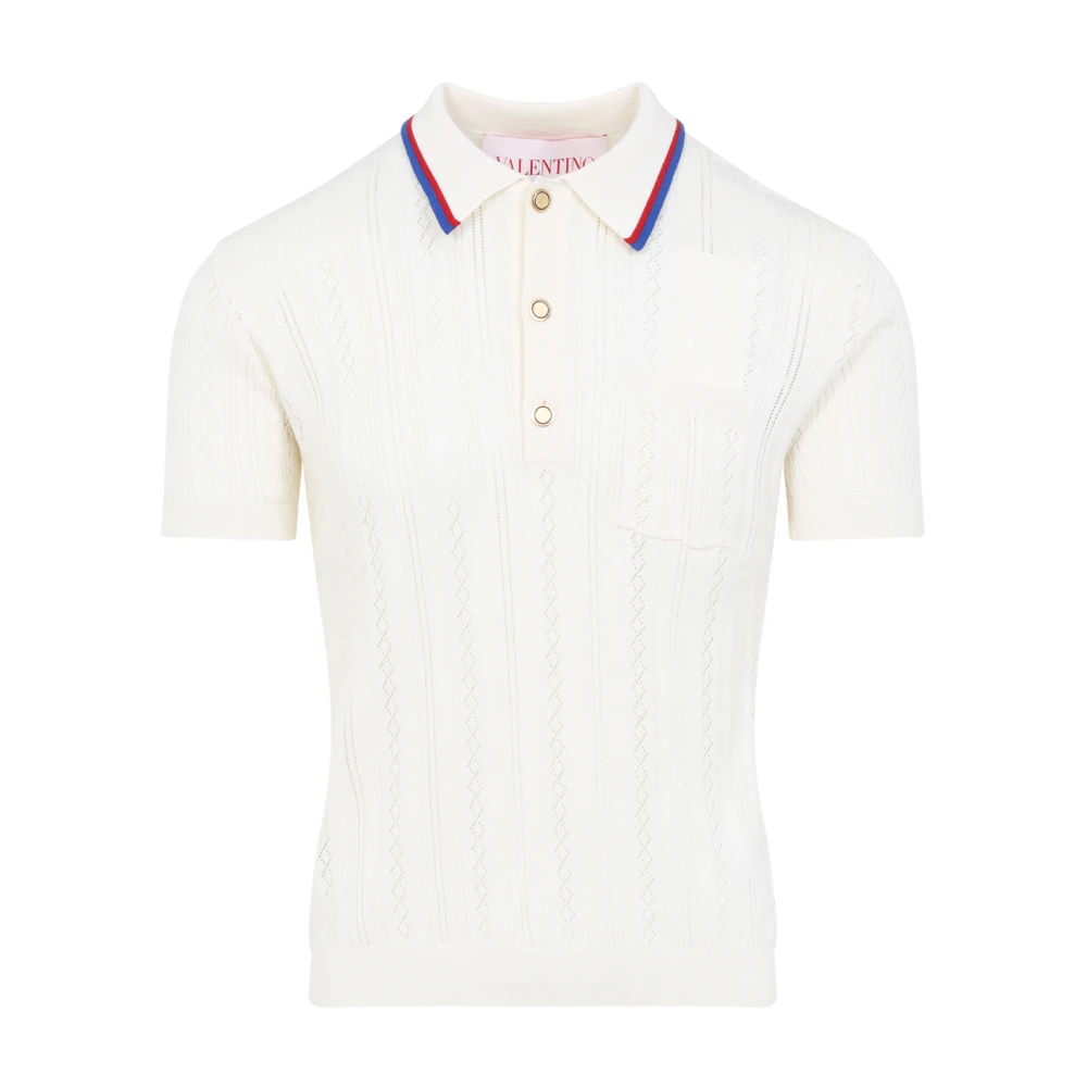 Valentino Wit T-shirt voor mannen White Heren