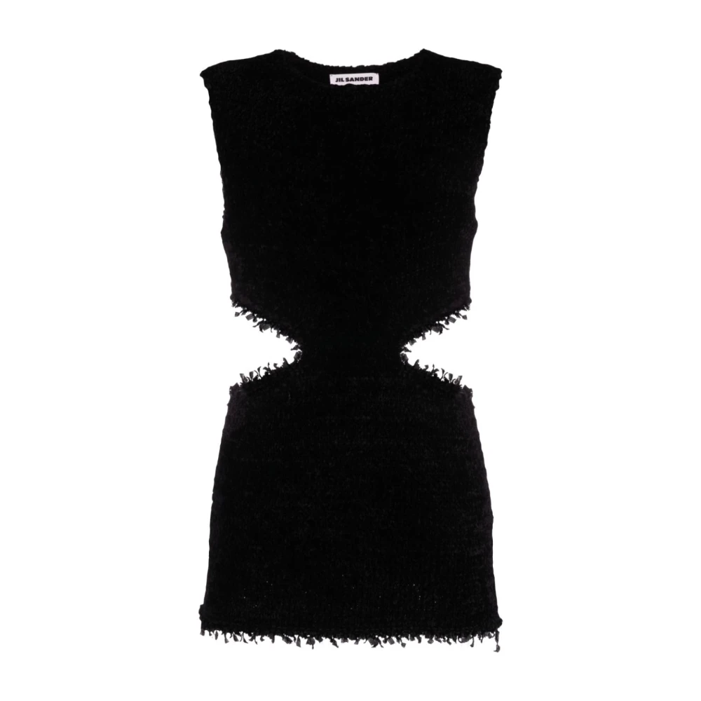 Jil Sander Women's Black Elegant Sleeveless Top - Sleeveless Tops - Xs - Tops