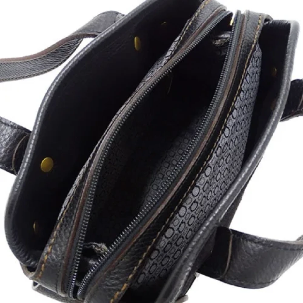 Salvatore Ferragamo Pre-owned Leather handbags Black Dames