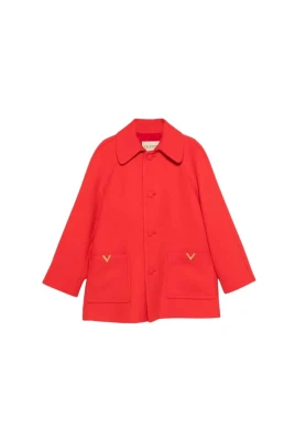 Wool Single-Breasted Coat