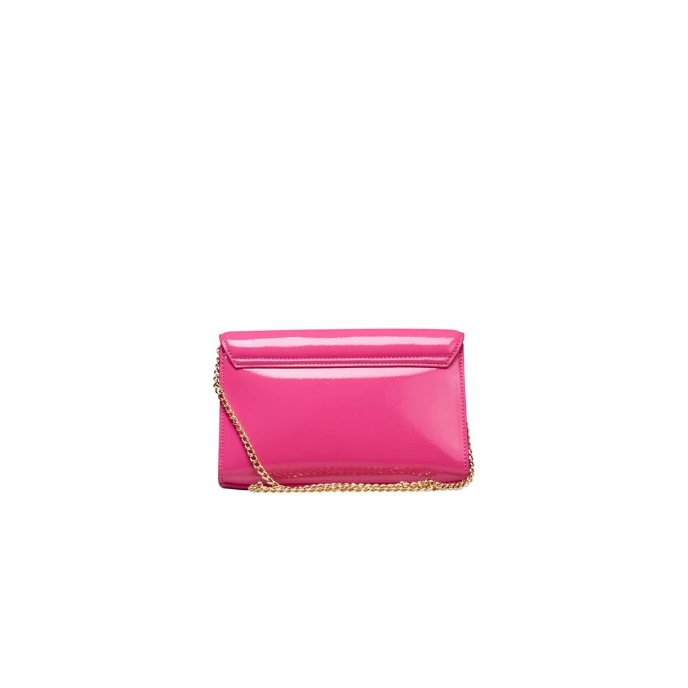 Love Moschino Kleurrijke Crossbody Tas met Ketting Pink Dames