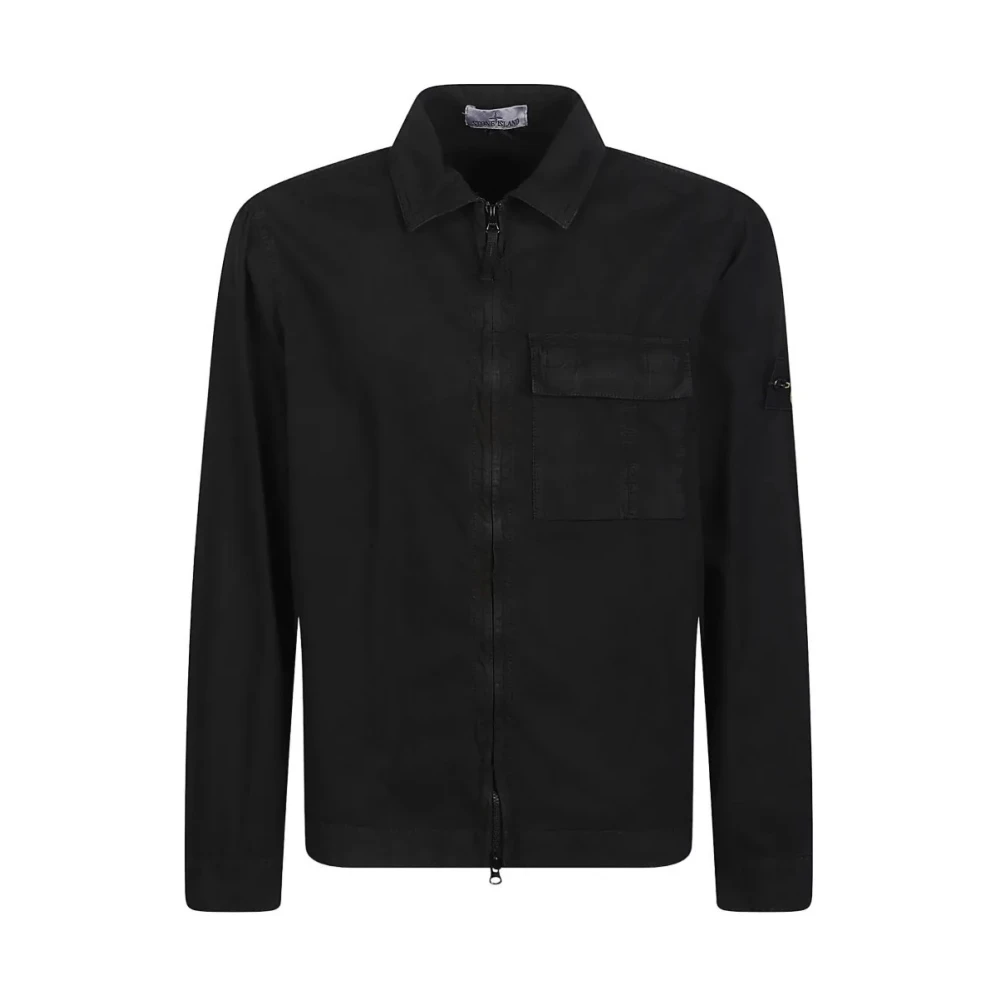 Stone Island Uomo Nero - Camicie - Jackets - Xl