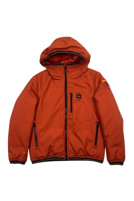 veste-enfant-orange-a-capuche