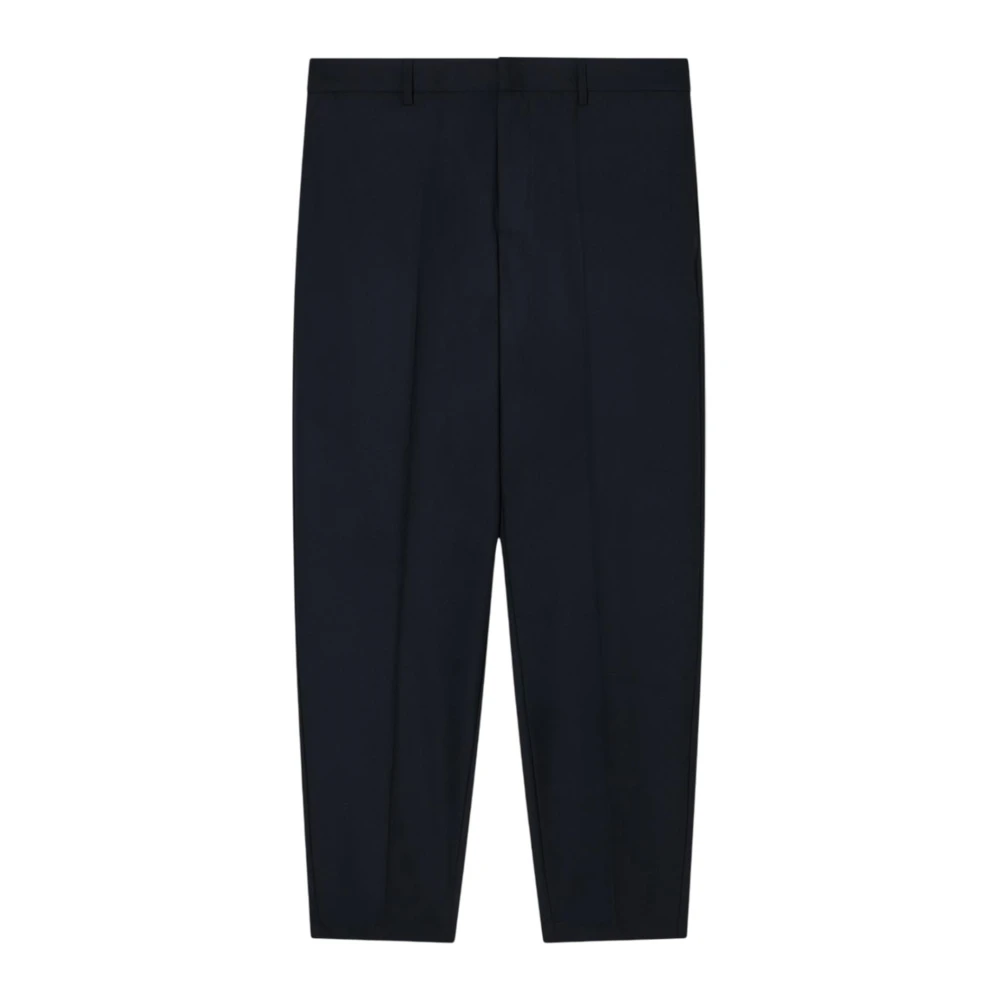 Armani Exchange Herr Svart Byxor W28, Polyester, Skräddade Byxor