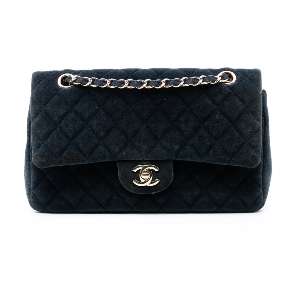 Chanel Vintage Women's Blue Pre-Owned Quilted Flap Bag