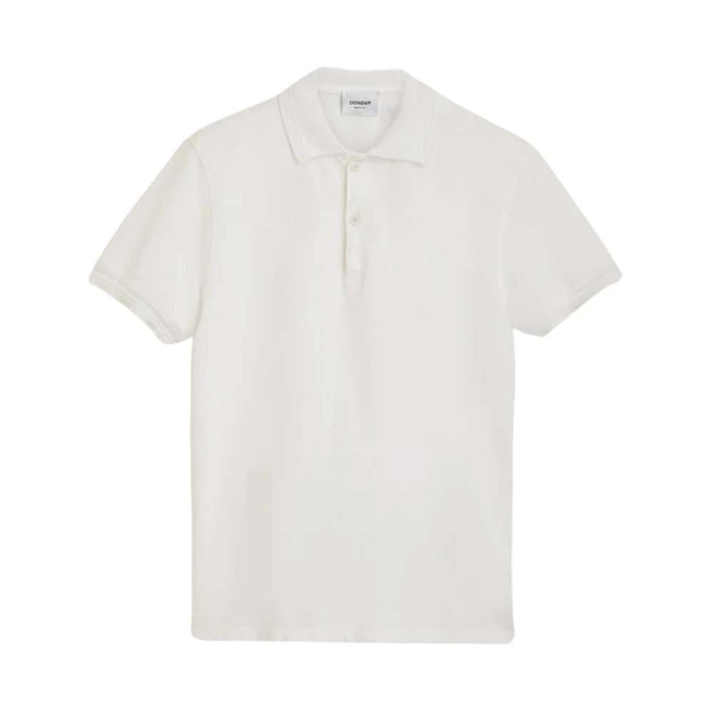 Dondup Klassieke Polo Shirt White Heren