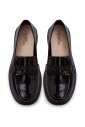 ronde-tip-blokhak-loafers-zwart
